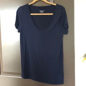 Blue v neck